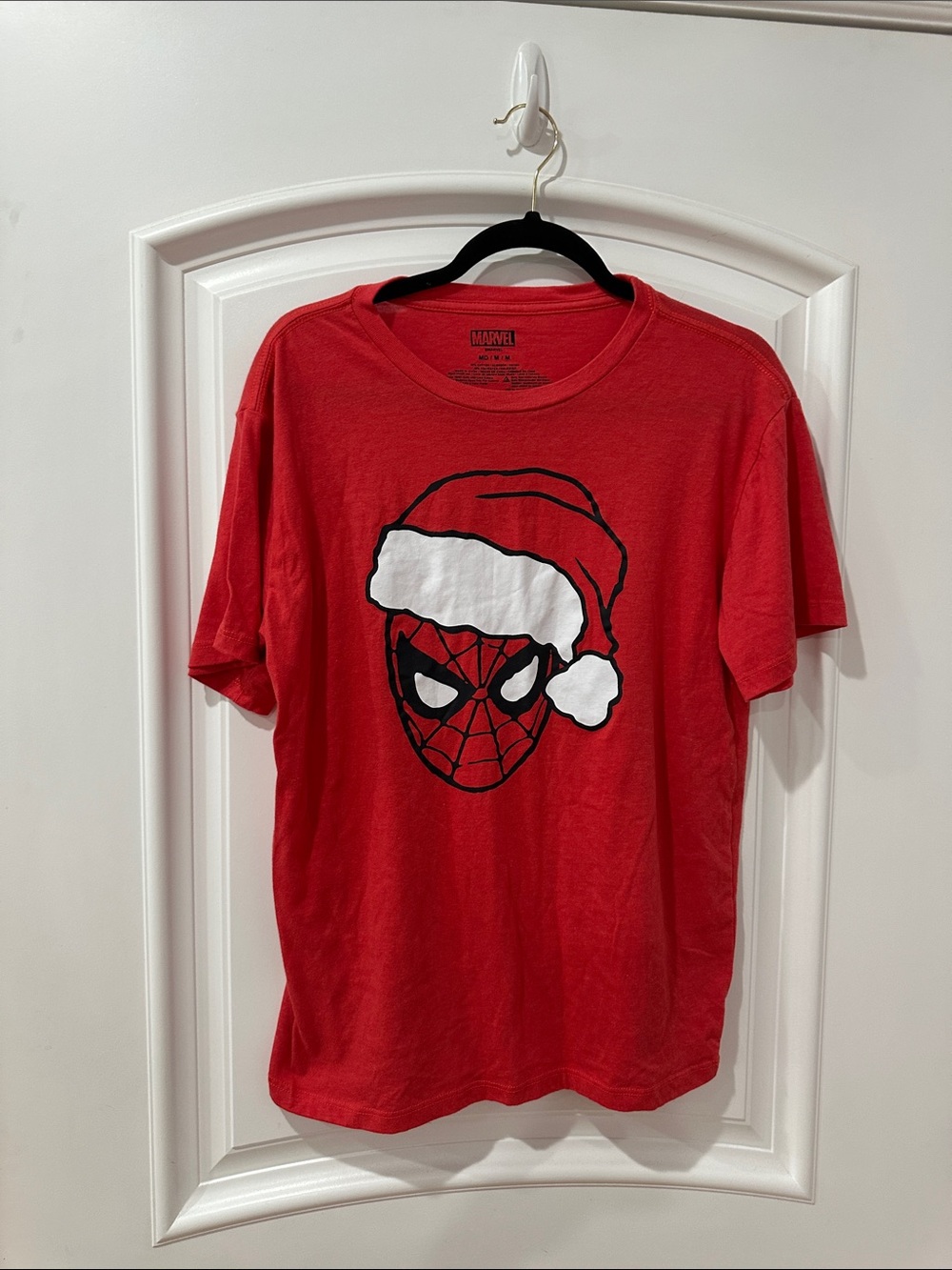 Marvel Red Spider-Man Santa Short Sleeve Tee